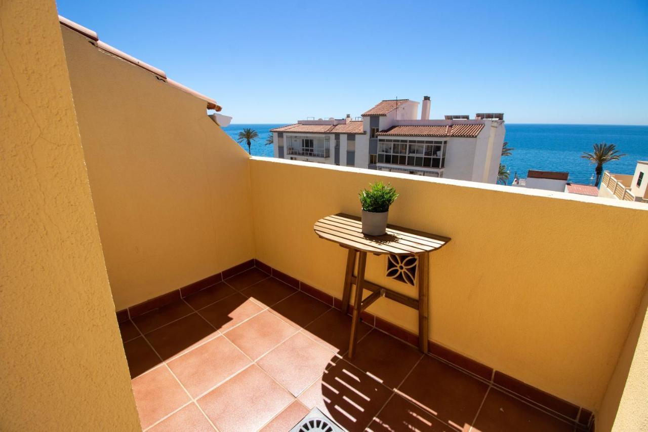 A View Of The Beach Duplex Málaga Exterior foto