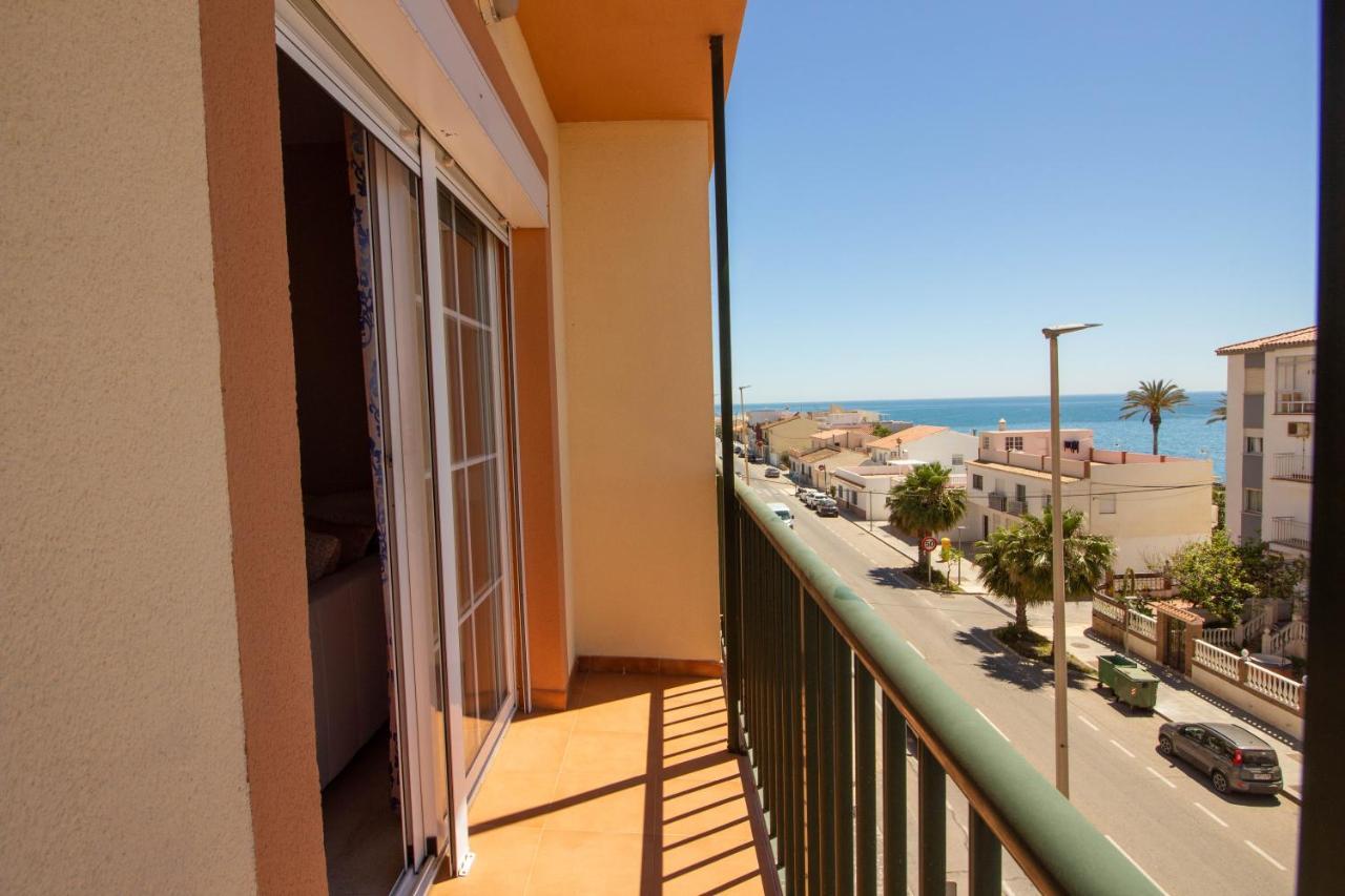 A View Of The Beach Duplex Málaga Exterior foto